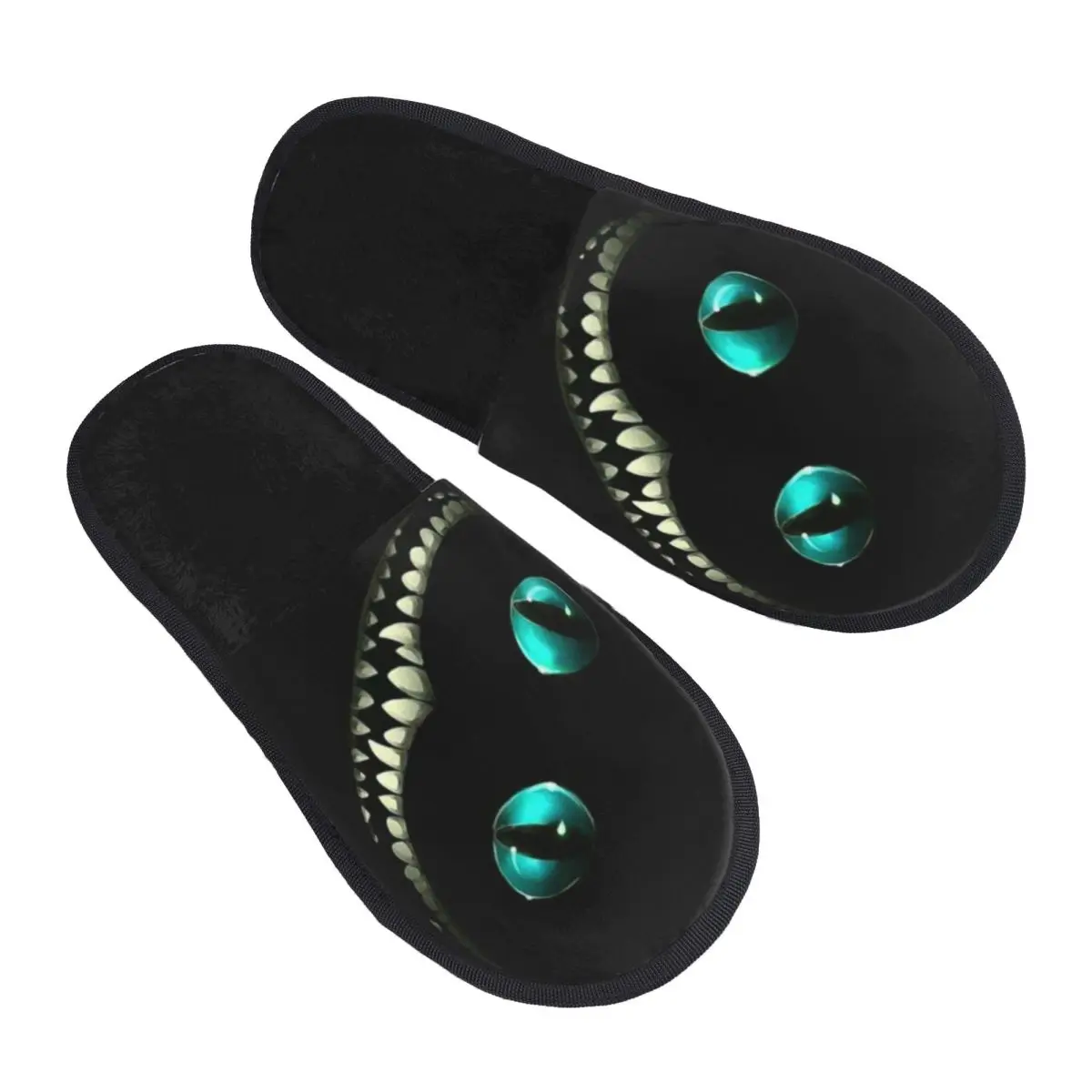 

Custom Cheshire Cat Smile Soft Memory Foam House Slippers Women Cozy Warm Anti-skid Sole Slipper