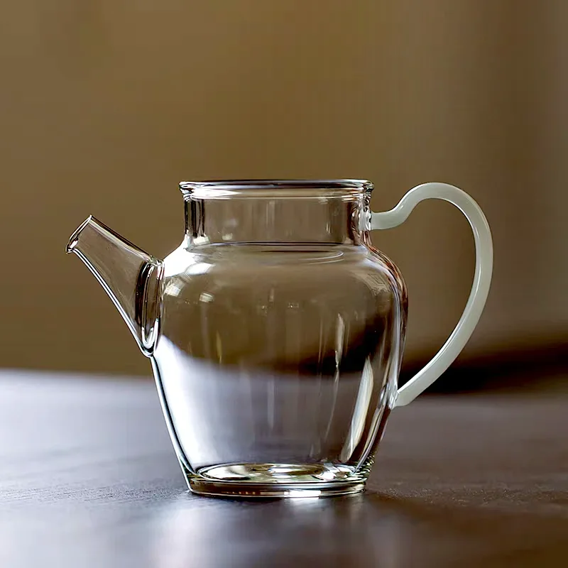 280ml High Borosilicate Glass Tea Pot Heat Resistance Brewing Puer Herb Flower Tea Pitcher Kung Fu Tea Set 2