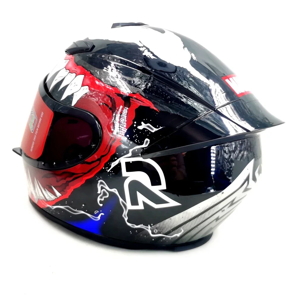 Vimer – casque de Moto tout-terrain, Double objectif, visage complet, certifié DOT