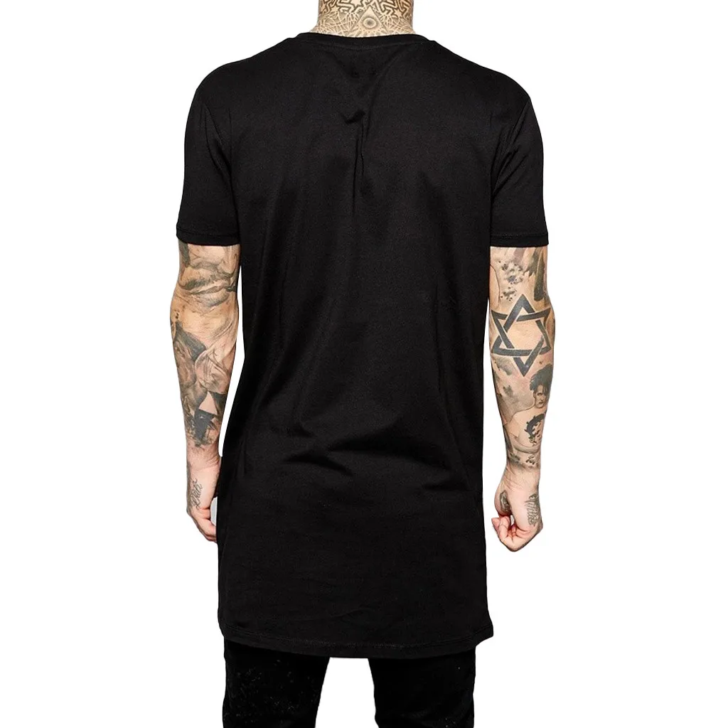 Men\'S T-Shirt Loose Casual T-Shirts Tops Breathable Tee-Shirt Summer Short-Sleeved Solid-Color High-Quality Chemise Sportswear