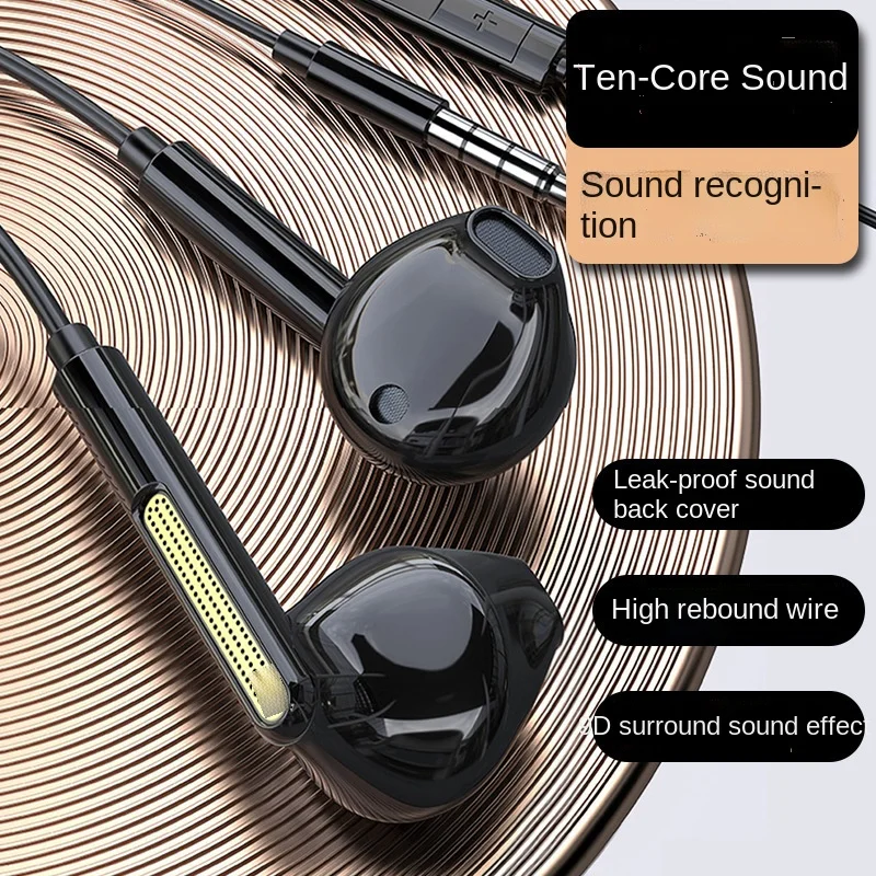 Wired headphones high quality music headphones games earplugs stereo headphones mobile phone accessories  gamer accessories