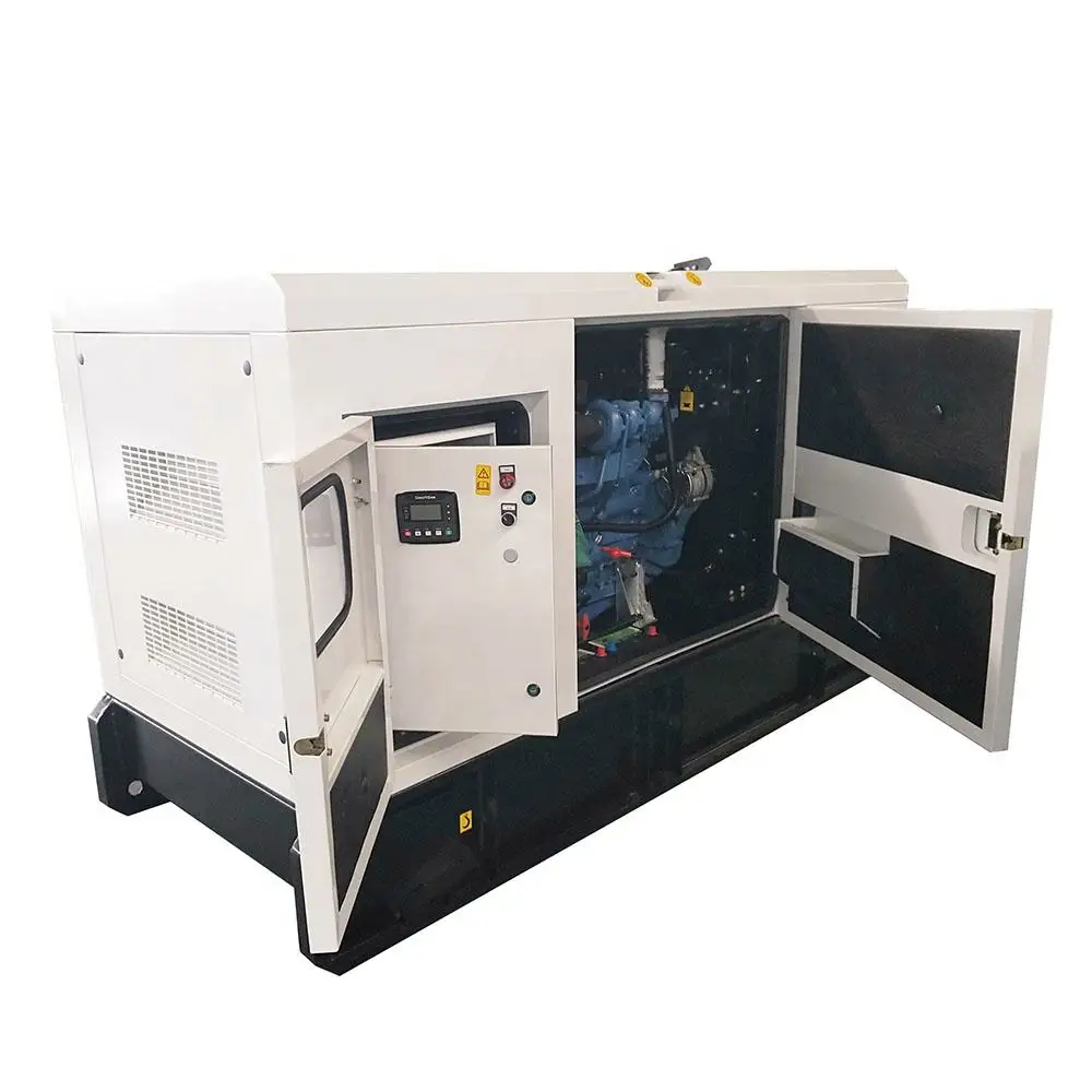 Three Phase Diesel Generator Set 30kVA Power Generator Portable Dual Voltage Power Supply with Electric Start for Farms