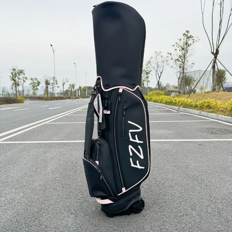 2025 New Golf Bag Korea Waterproof Lightweight Ultra Light Sports Unisex Storage Roller Skating Equipment Bag With Wheels