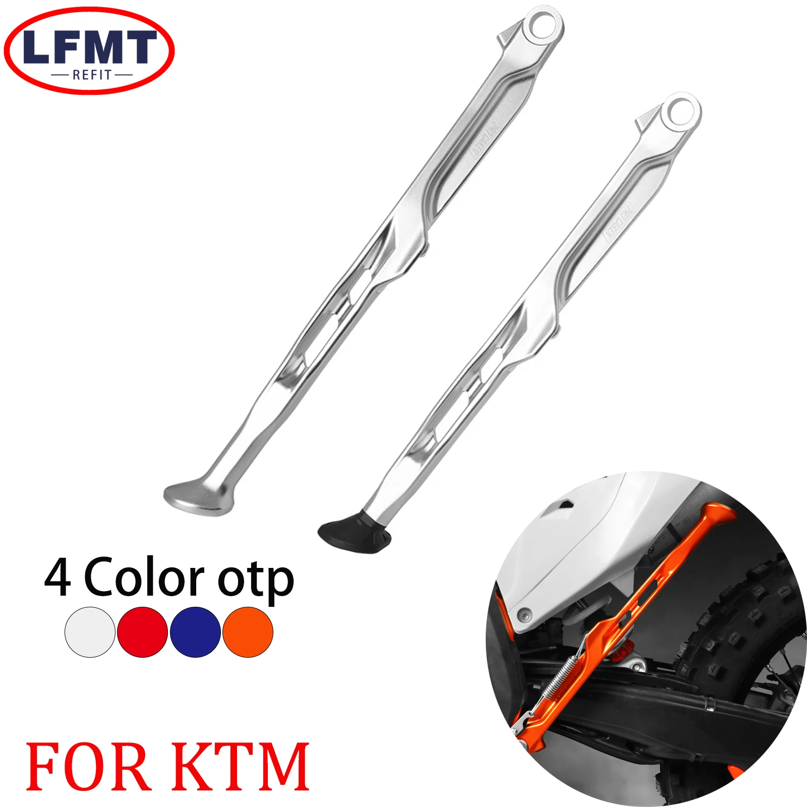 

2024 Aluminum Foot Side Kick Stand Motorcycle Accessories For KTM XC EXC EXC-F 125-500 HUSQVARNA TE FE TX FX GASGAS EX EC ES