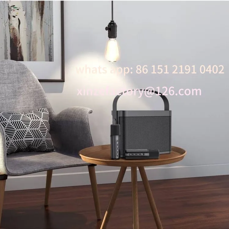 

Customizable karaoke set Karaoke audio, Bluetooth speaker, dual microphone speaker, microphone all-in-one machine