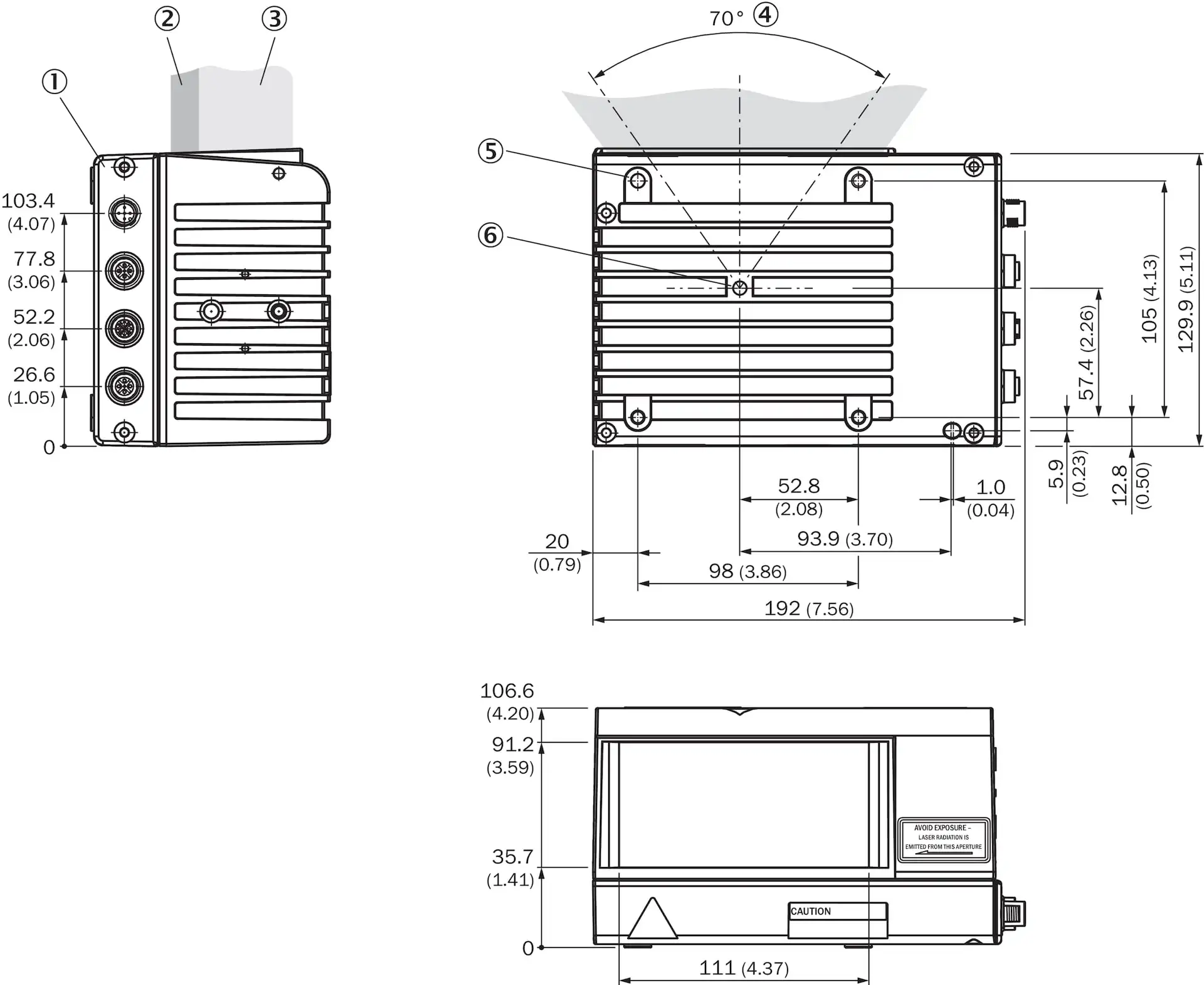 Sensori LiDAR 2D originali ad alta precisione LMS4111R-13000 sistema di misurazione della scansione laser per interni