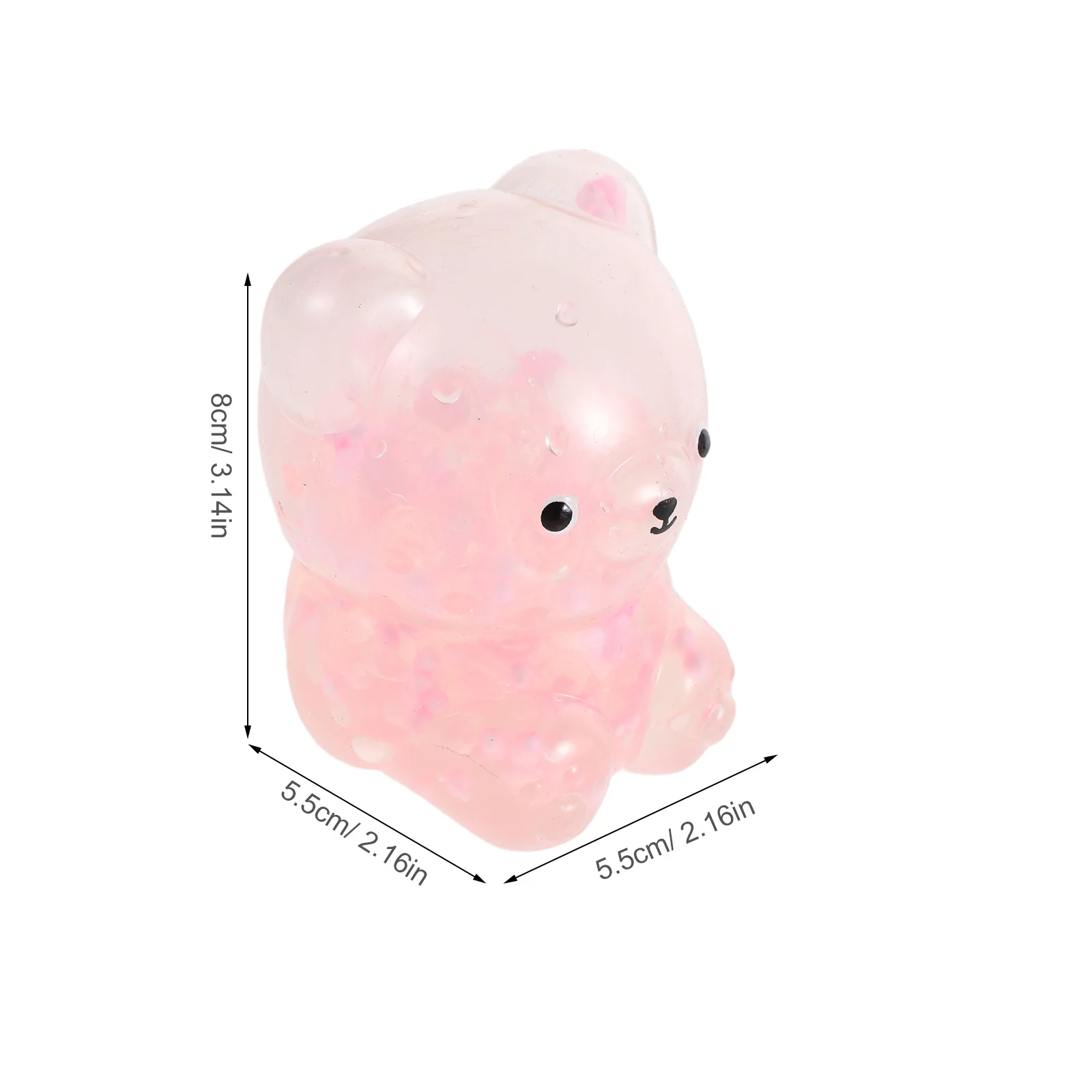 Balles à presser ours, 4 pièces, douces et extensibles, anti-Stress pour enfants et adultes, cadeaux de fête, jouets à presser