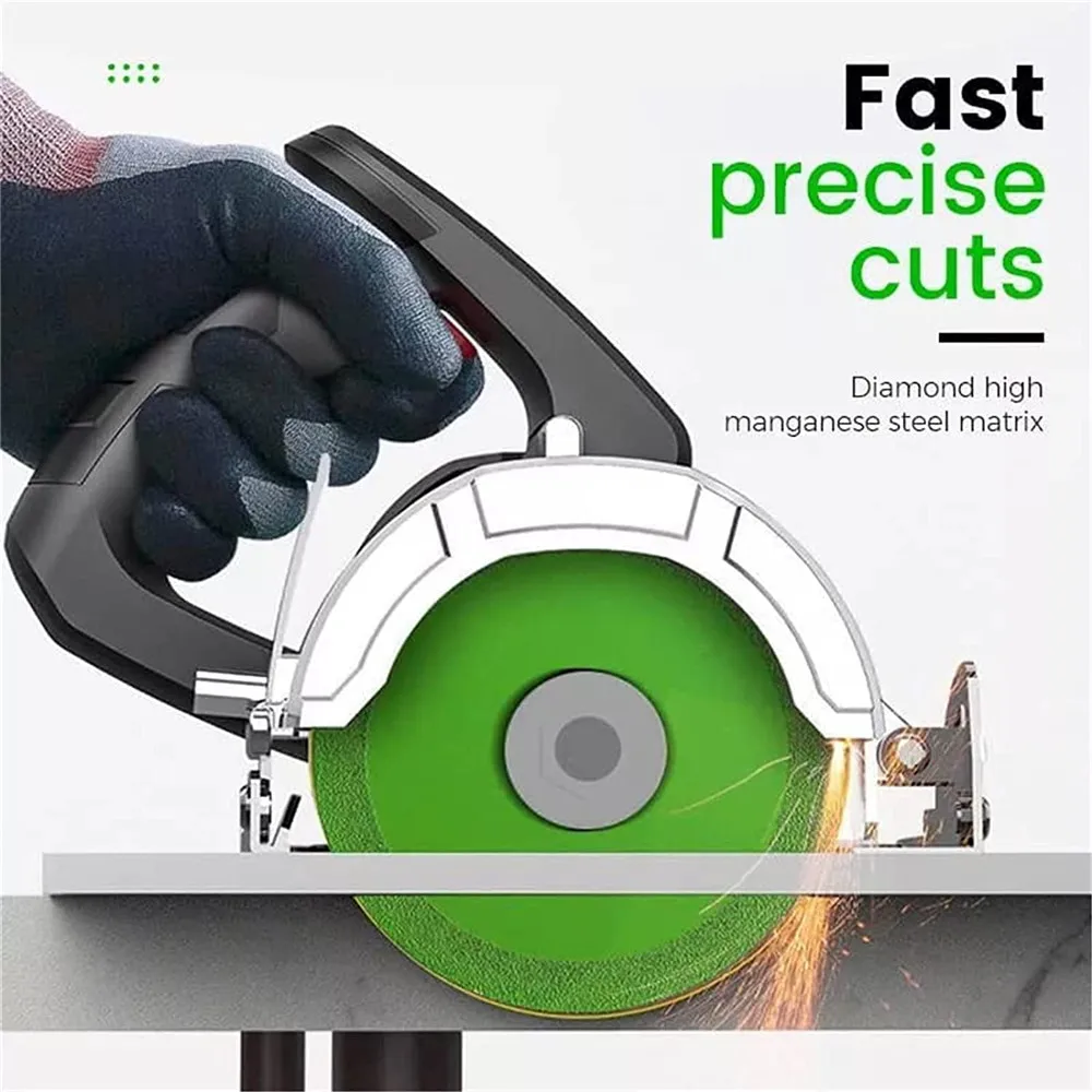 100/115/125mm x 22.23mm Diamond Glass Cutting Disc, Marble & Ceramic Tile Saw Blade for Jade Polishing & Sharp Brazing view 6