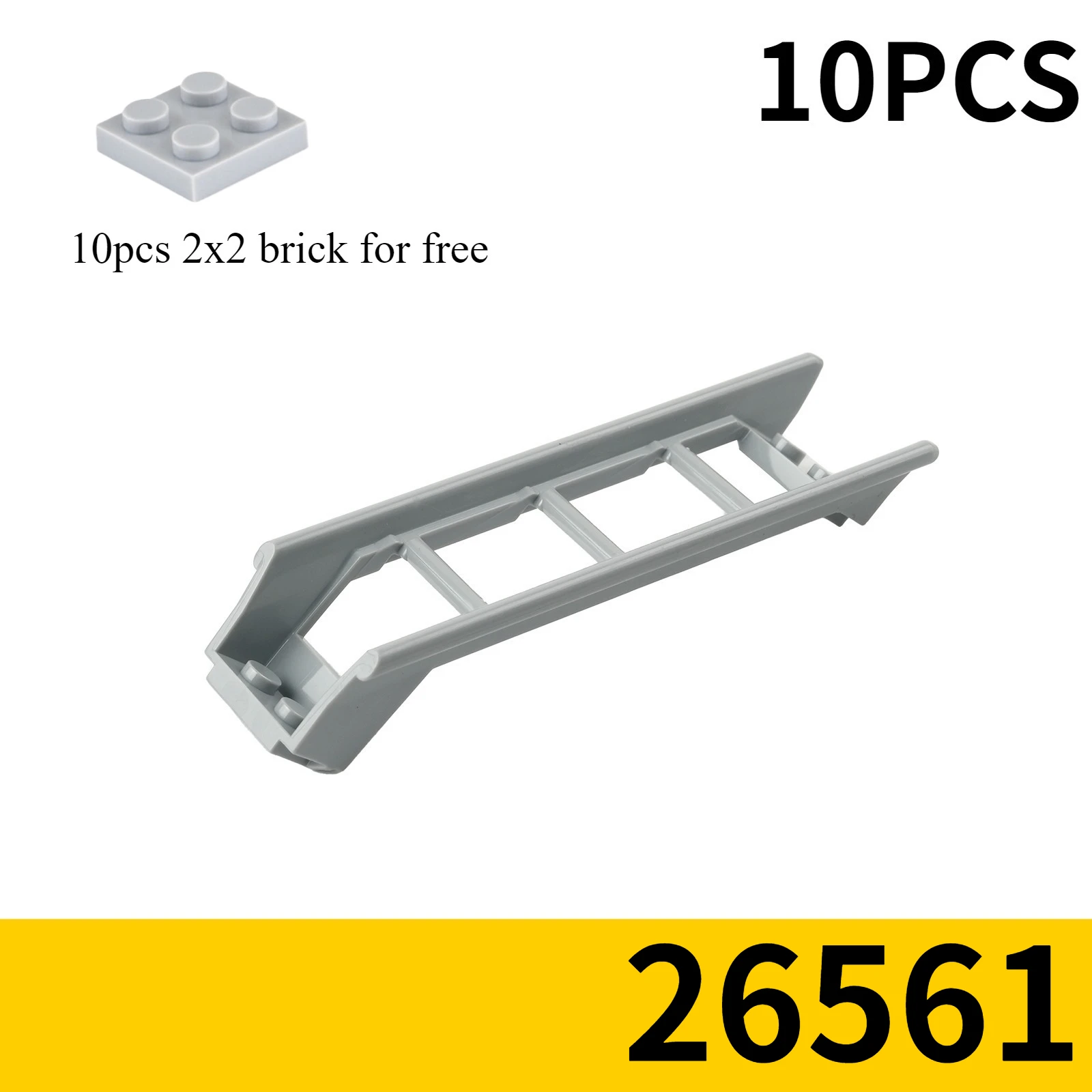 10PCS Track Achterbahn Eisenbahn Stadt Zug Technische Teil Bausteine Geschenk für Kinder Kompatibel Leduo 26022 25059 25061