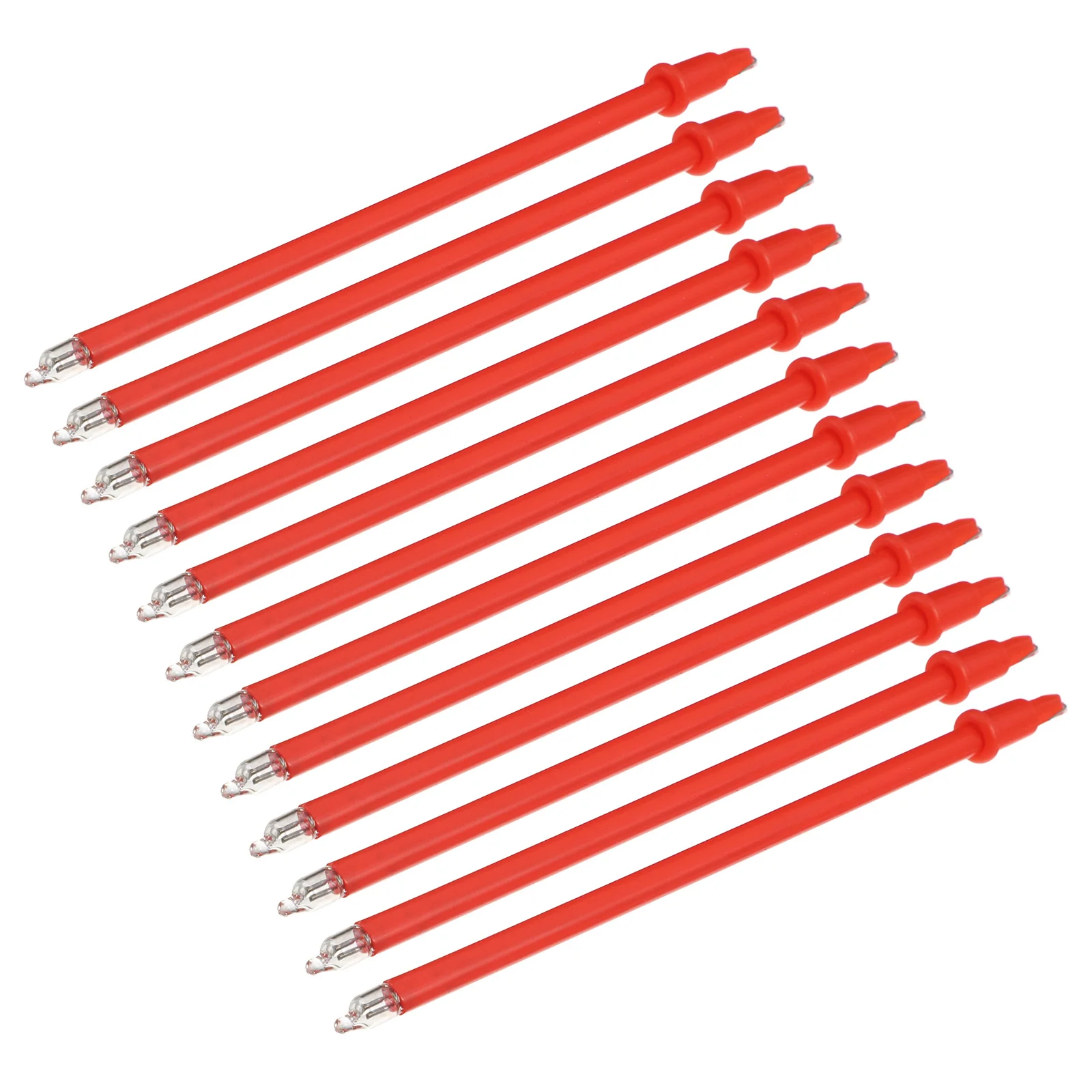 

12 Pcs Burner LED Lights Buddhism Electronic Incense Plug Zen Supplies Effects Safe Chinese Flame