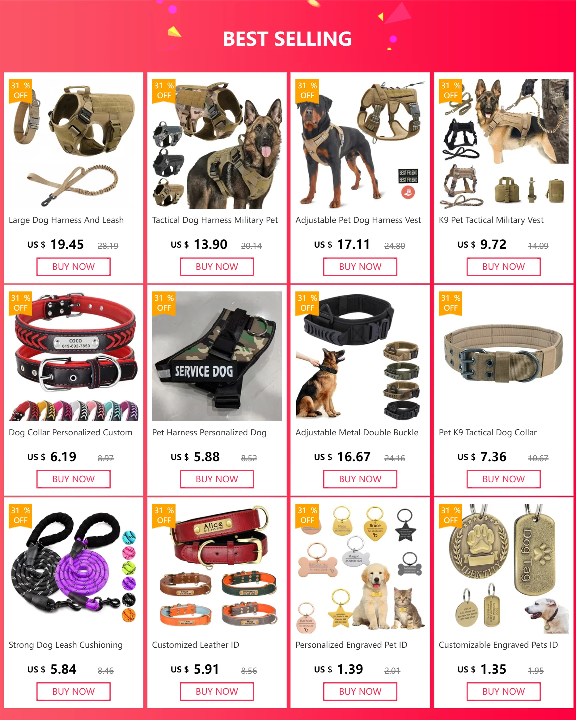 Taktische Militärweste für Haustiere, Outdoor-Trainingsweste, Hundegeschirr und Leine, Set mit Halsband für mittelgroße und große Hunde, Deutscher Schäferhund – Detail 1