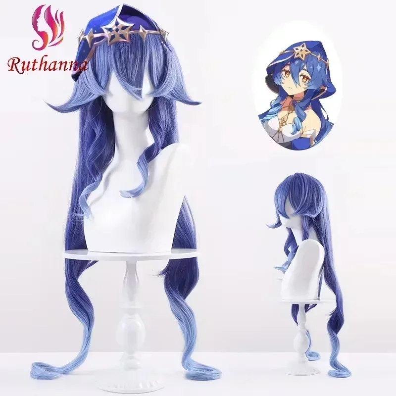 

Cosplay Layla Synthetic Ombre Long Curly Wig Cute Girl Gradient Color Heat Resistant Fiber Daily Party Cosplay Fashion Wig