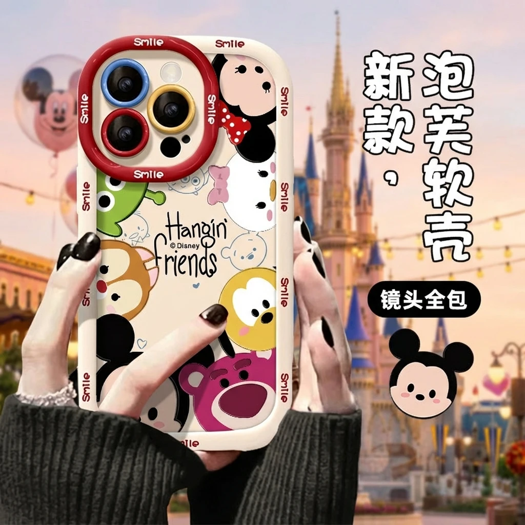 

Mickey Bear 17 Phone Case 15 Puff 14 Protective Soft Cover iPhone 13 Premium 12 Silicone 11