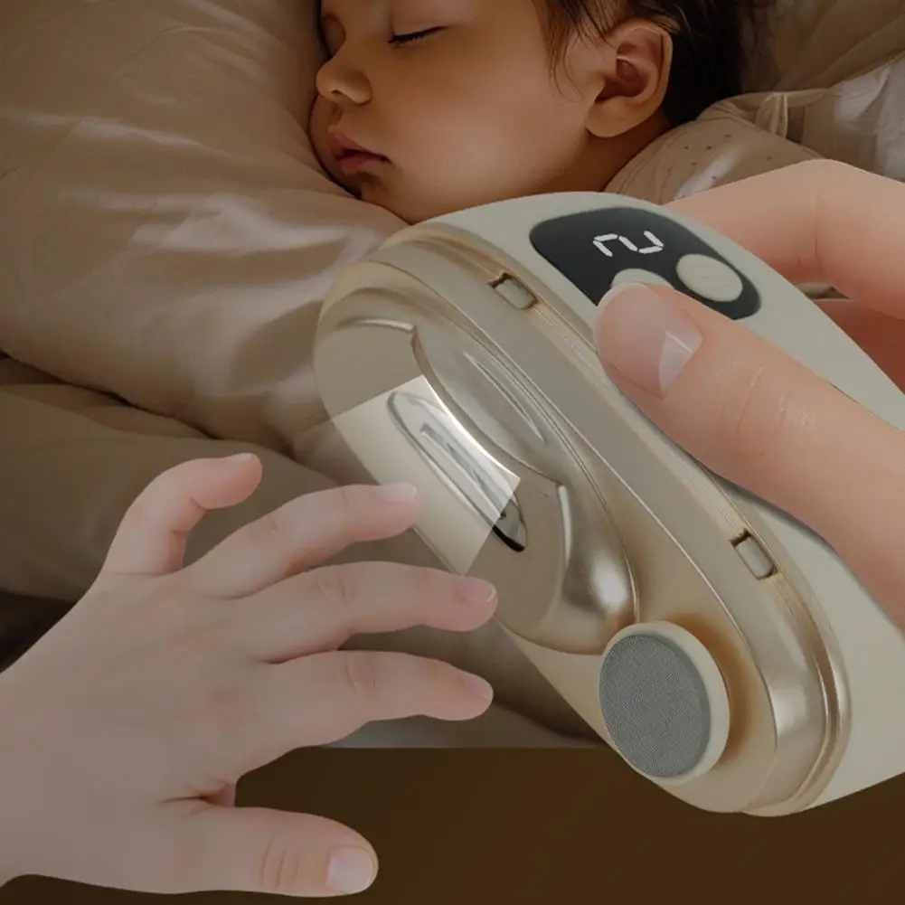 

Автоматическая электрическая машинка для стрижки ногтей 2-в-1 детский триммер для ногтей со светодиодной подсветкой для детей и взрослых, маникюрная пилочка для пожилых людей, резак для ногтей Poli