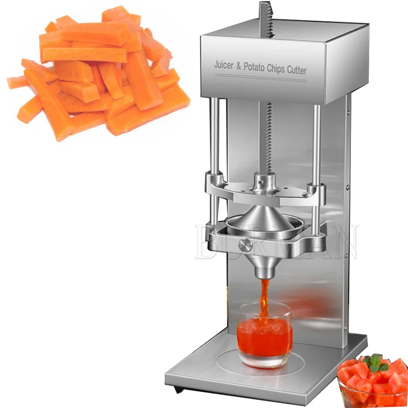 Electric  Radish Potato Cutter Machine Pomegranate Orange Lemon  Press Juicing Extruder Commercial Large Caliber