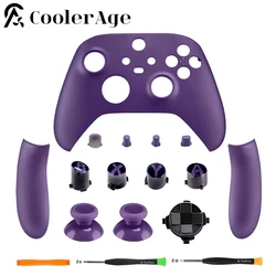 Housing Shell Cover Replacement For Xbox Series X S Purple Controller Accessories without Controller