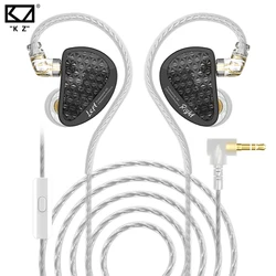 KZ AS16 Pro Earphones 16BA Balanced Armature Drivers HiFi IEM Earphones High Clarity Gaming Earbuds Noise Cancelling Headset