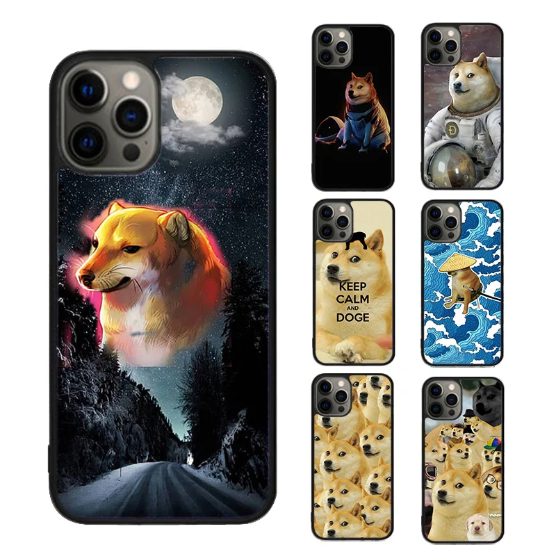 Cheems Doge Phone Case cover For iPhone SE2020 15 16 14 13 Pro Max Coque 12 11 Pro Max For Apple 8 PLUS 7 6S fundas