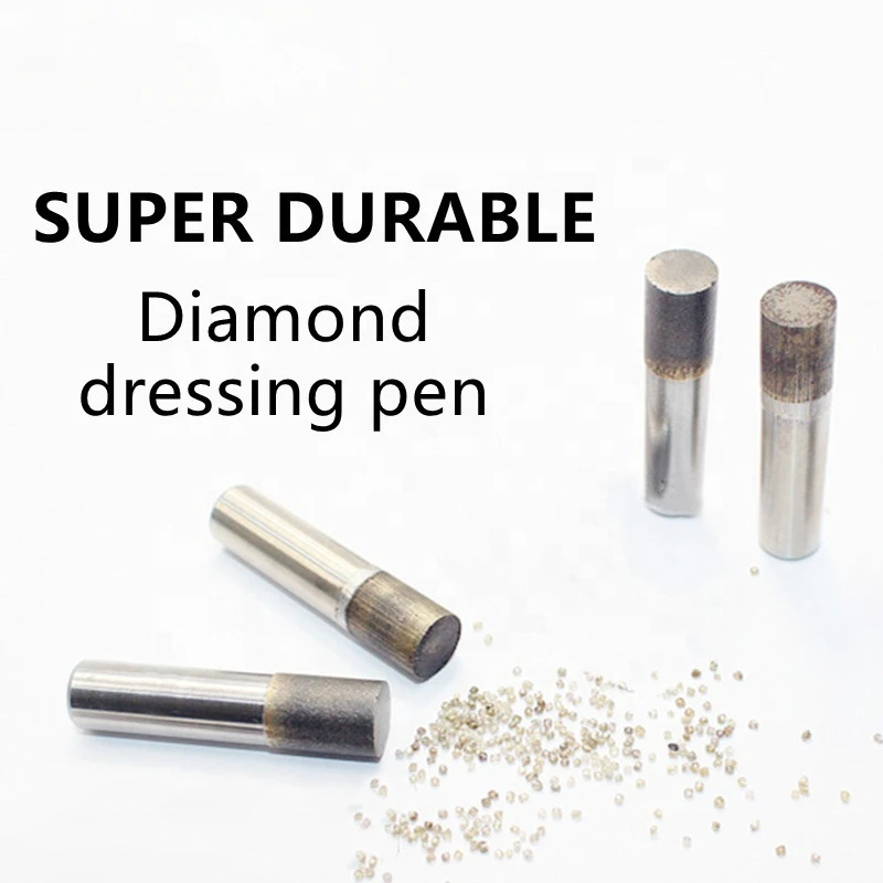 F type Sintered Diamond Dressing Pen Tool Round Diamond Dresser for Grinding Wheel Stone