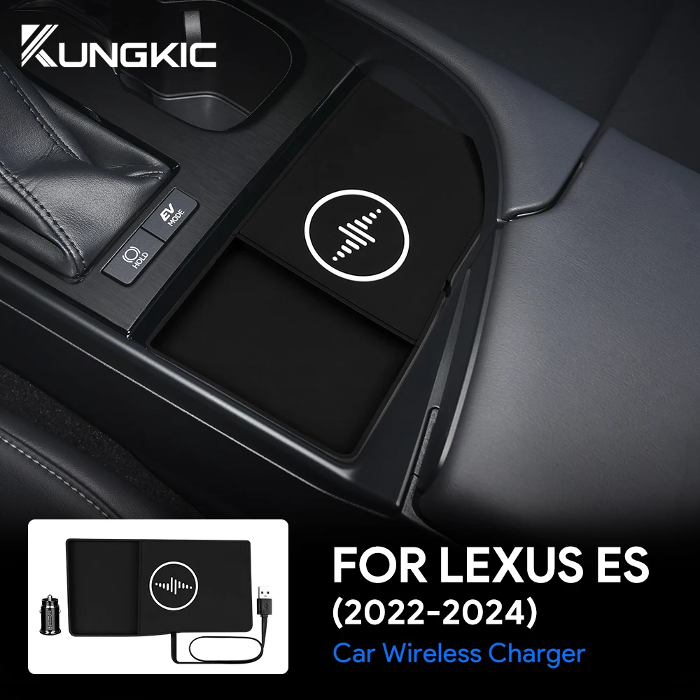 

Для Lexus ES 2022 2023 2024 с левым и ручным приводом 15 Вт, быстрая зарядка, автомобильная Беспроводная плата, строительный Держатель зарядного устройства, аксессуары