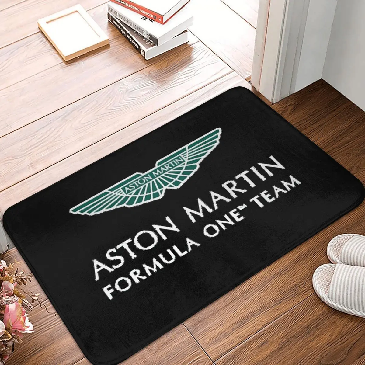 Aston Martin F1 Non-slip Doormat Floor Mat Water oil proof Carpet Rug for Kitchen Entrance Home Bathroom Living room Footpad Mat