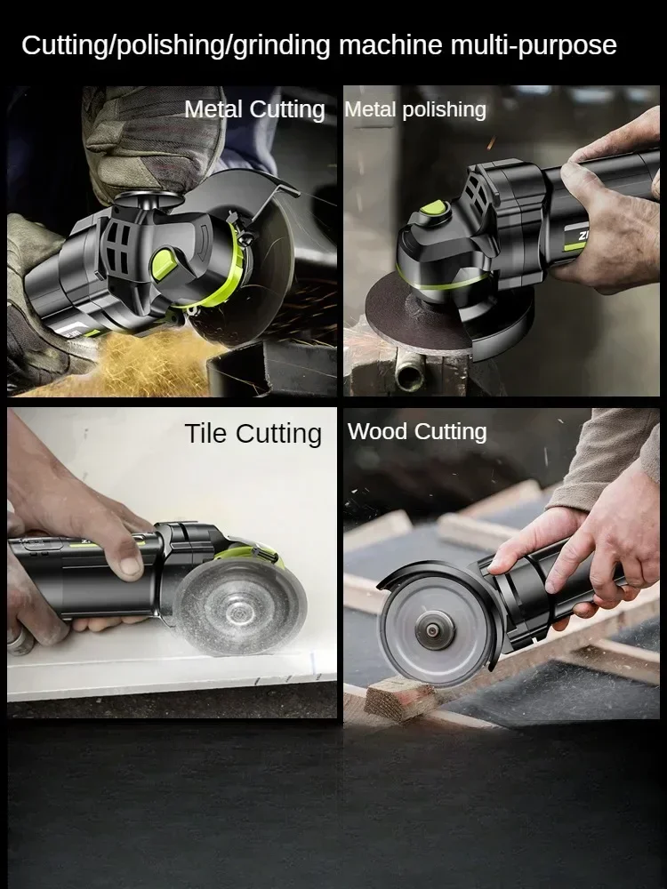 220V Multifunctional Grinding Machine for Edging and Cutting with Sanding Wheel for Home Use