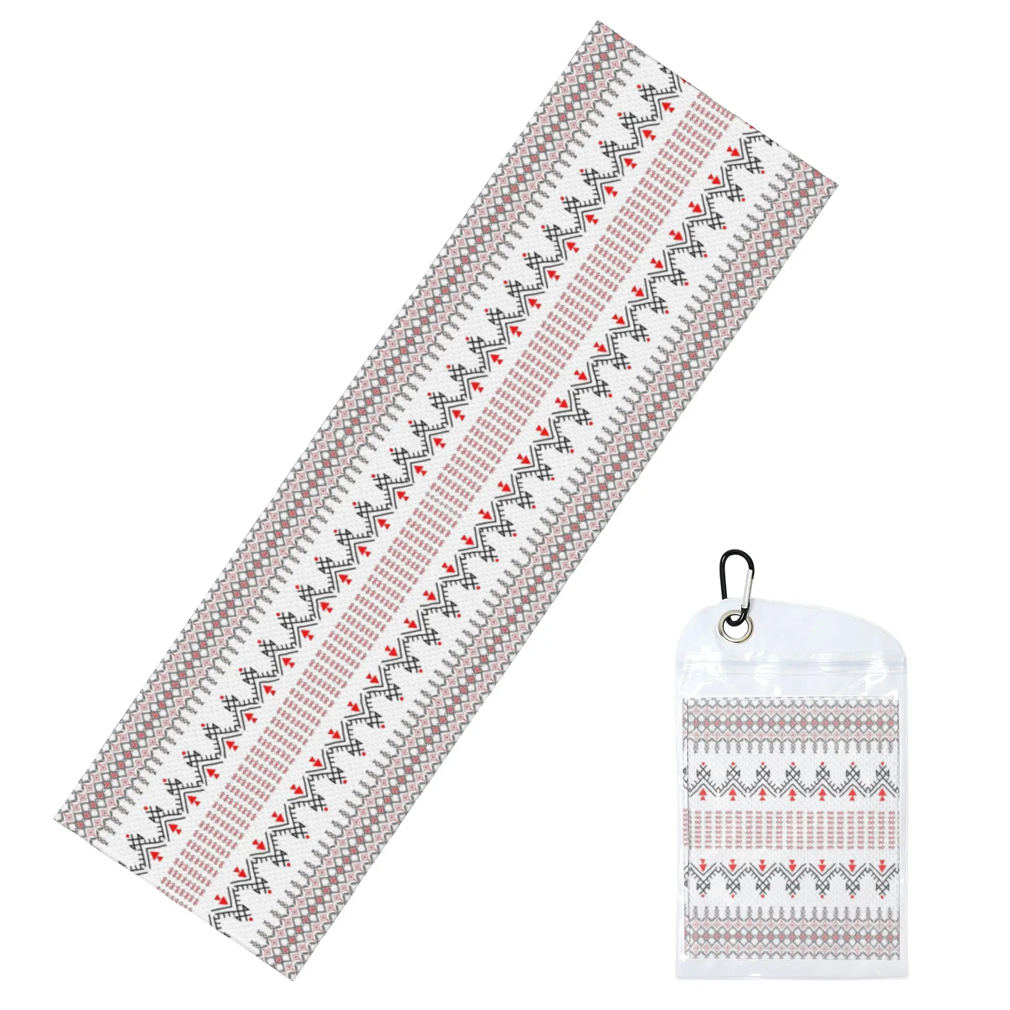 Kabyle Pottery Berber Motifs Amazigh Cold Exercise Towel   Super Soft Breathable Instant Cooling Towel Swimming Towels
