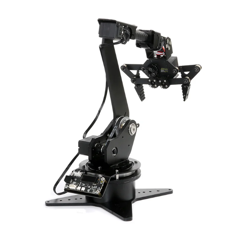 Robotic arm open source robot inverse kinematics 5 degrees of freedom WIFI Bluetooth wireless control