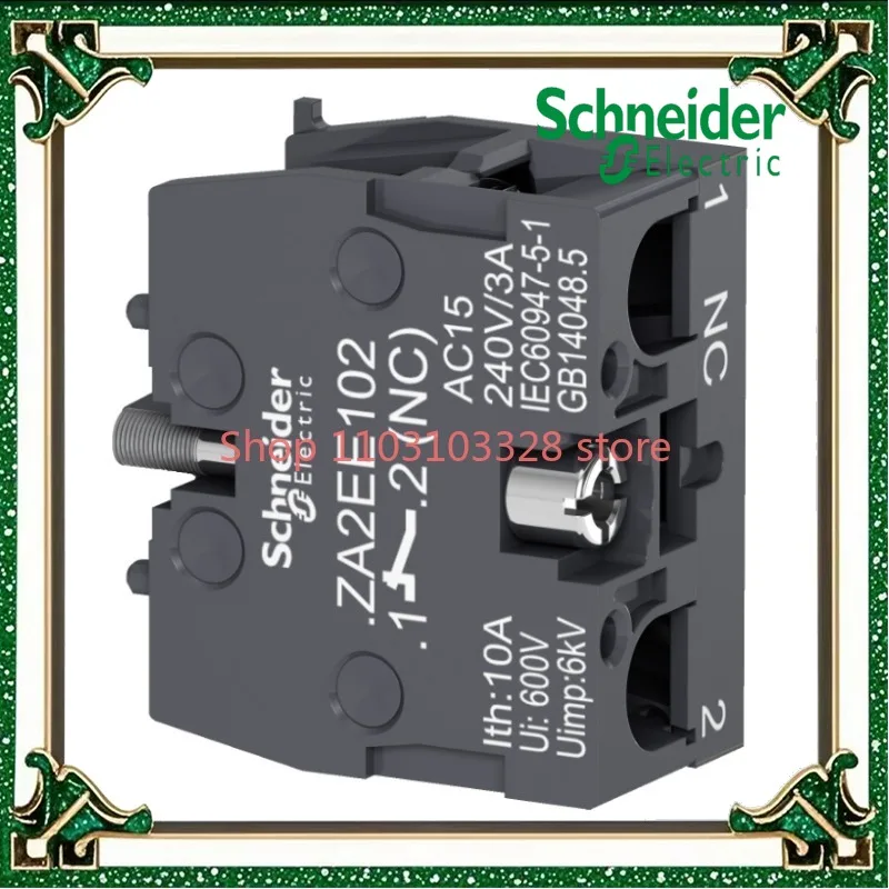 

ZA2EE102 Auxiliary contact module - 1NC, button attachment Schneider