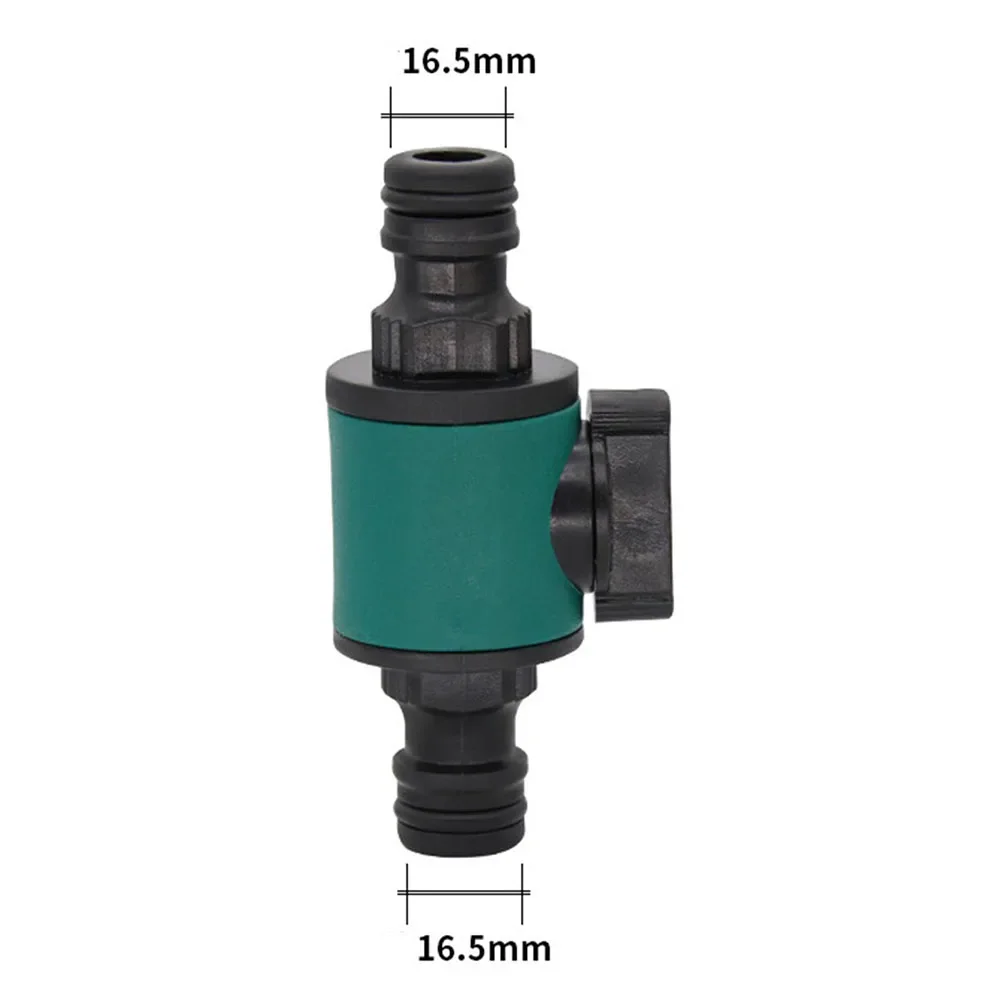 

Garden Watering Hose Two-Way Nipple Connector With Switch Quick Plug Connector Watering Can Hose Adapter Irrigation Tool Parts