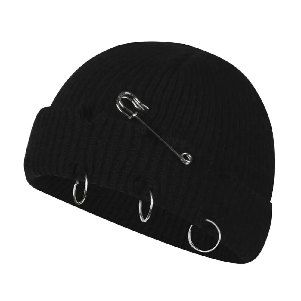 Cycling Caps Warm Knitted Hat Soft Thick Wool Hat Winter Warm Ski Hat Loose Hat Casual Hat for Men Women