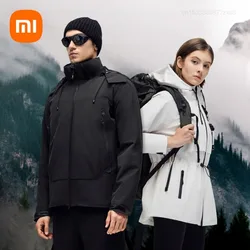 Xiaomi SUPIELD 3 in 1 Aerogel Velvet Outdoor Jackets Men Soft Shell Waterproof Windbreaker Jacket Mens Hooded Coats for Winter