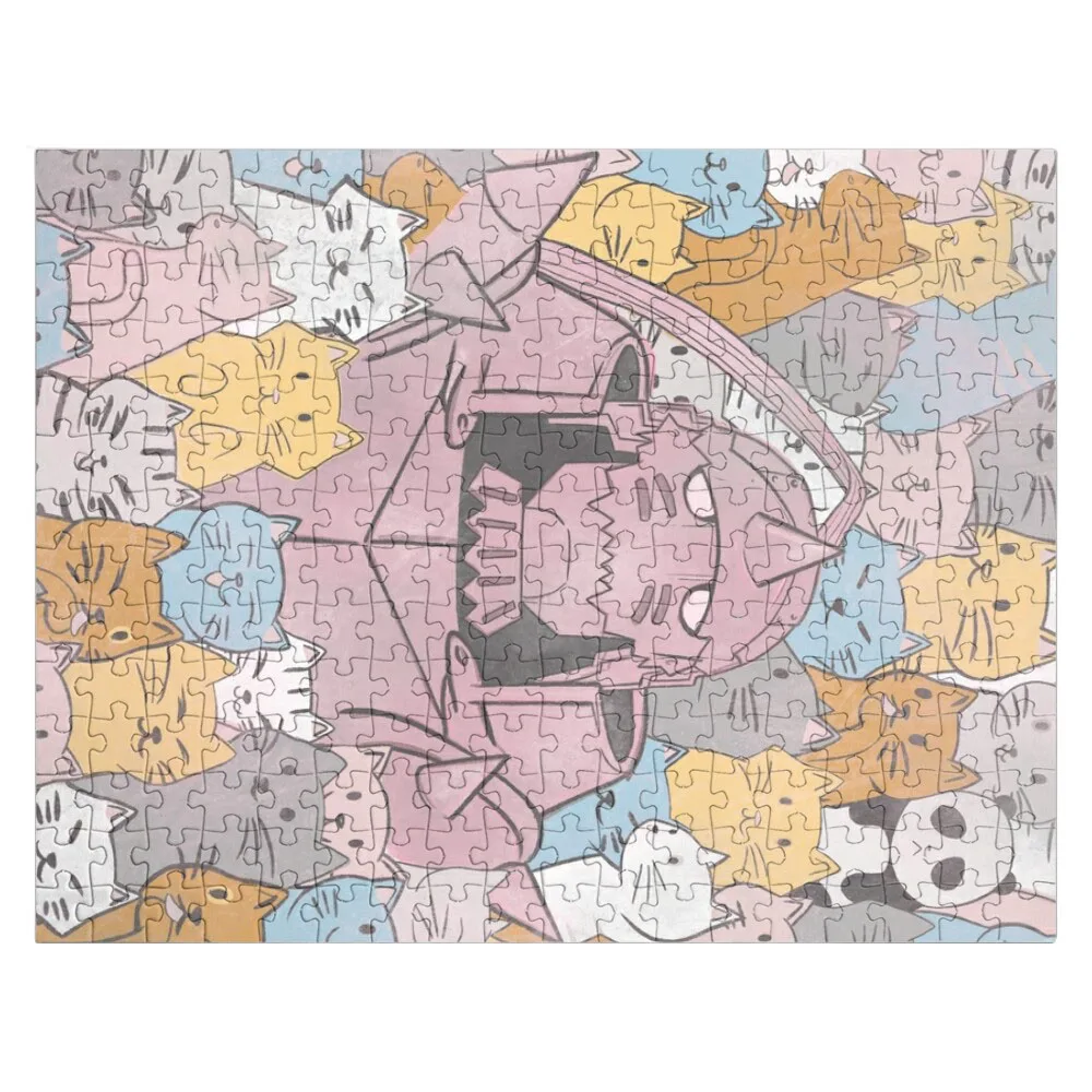 Puzzle chats Alphonse, Puzzle personnalisé, cadeau pour enfant