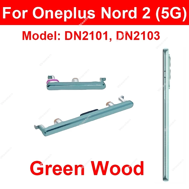 Power Volume Side Button For Oneplus Nord 3 N10 N30 CE4 5G Side Button On Off Power Volume Up Down Side Keypad Repair Parts