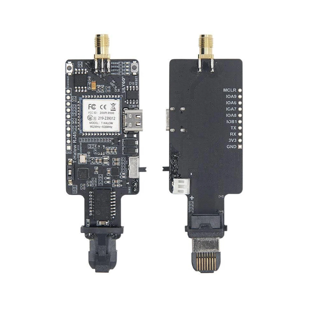 Wi-Fi IoT Board STA AP Dual Mode AT Command RJ45 Port UART I/O Pins Antenna Connector Low Frequency Wireless Communication Board