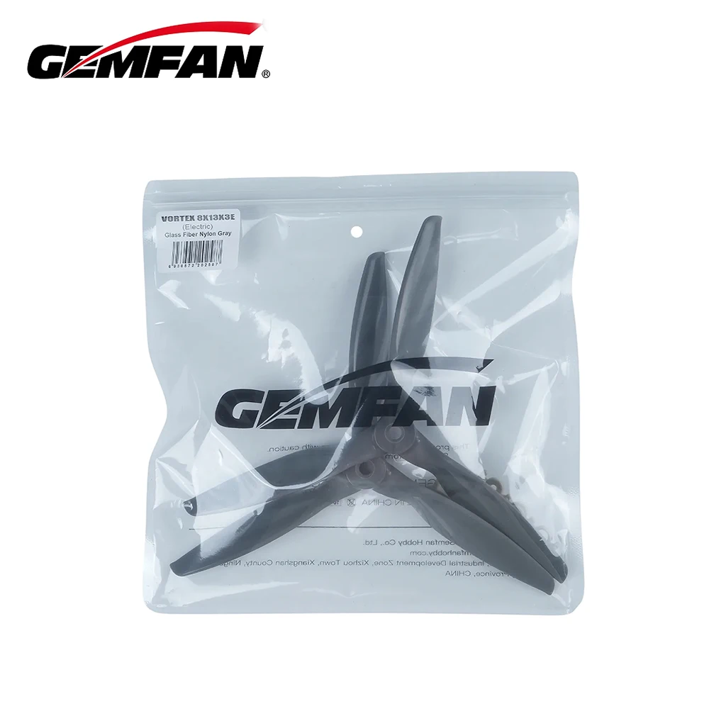 Gemfan 8X13X3 7X13X3 5.1X5X3 8 Zoll 7 Zoll 5 Zoll Glasfaser-Nylon Elektropropeller 5MM/6MM Wellenloch für Starrflügelpropeller – Detail 12
