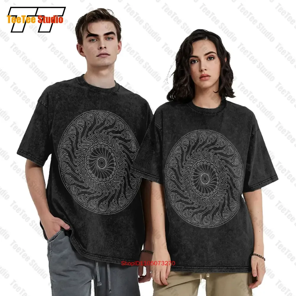 Mandala Iii Woman Yantra Vintage Oversized T-Shirt E4JV