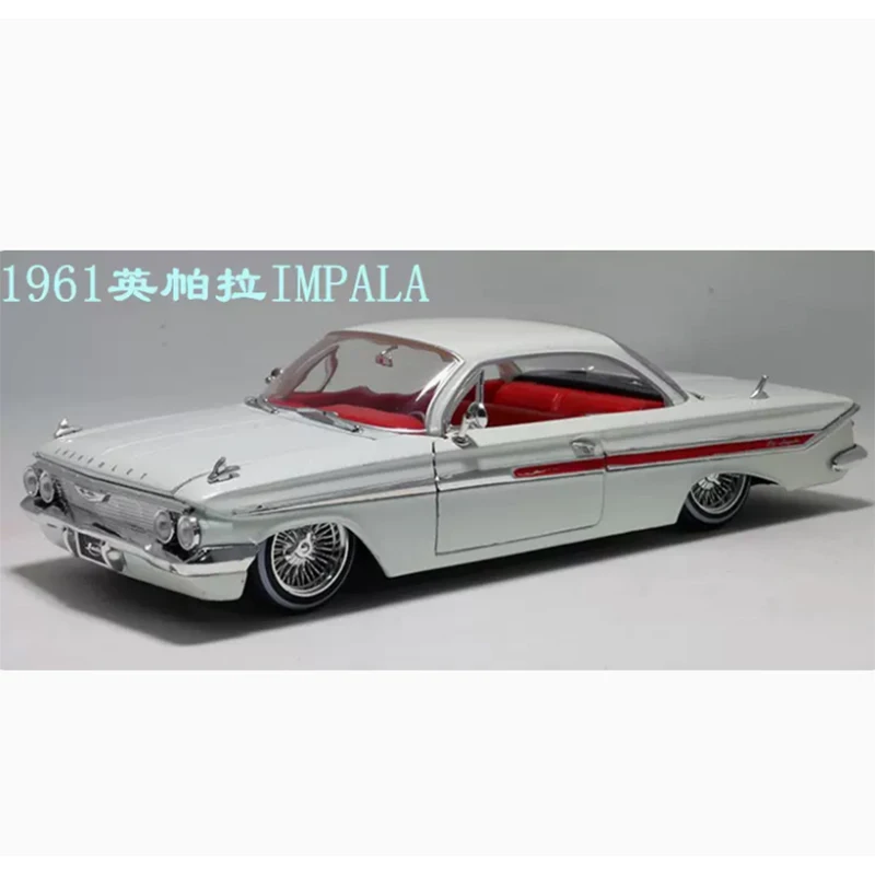 JADA 1:24 Scale 1961 Impala Alloy Car Model Diecast Metal Vehicle Toy Adult Fans Collectible Souvenir Gifts