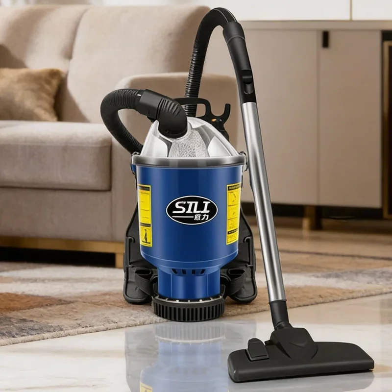 Aspiradora comercial con mochila de 220V, aspiradora Industrial portátil de succión fuerte para limpieza del hogar, cine, oficina y Hotel
