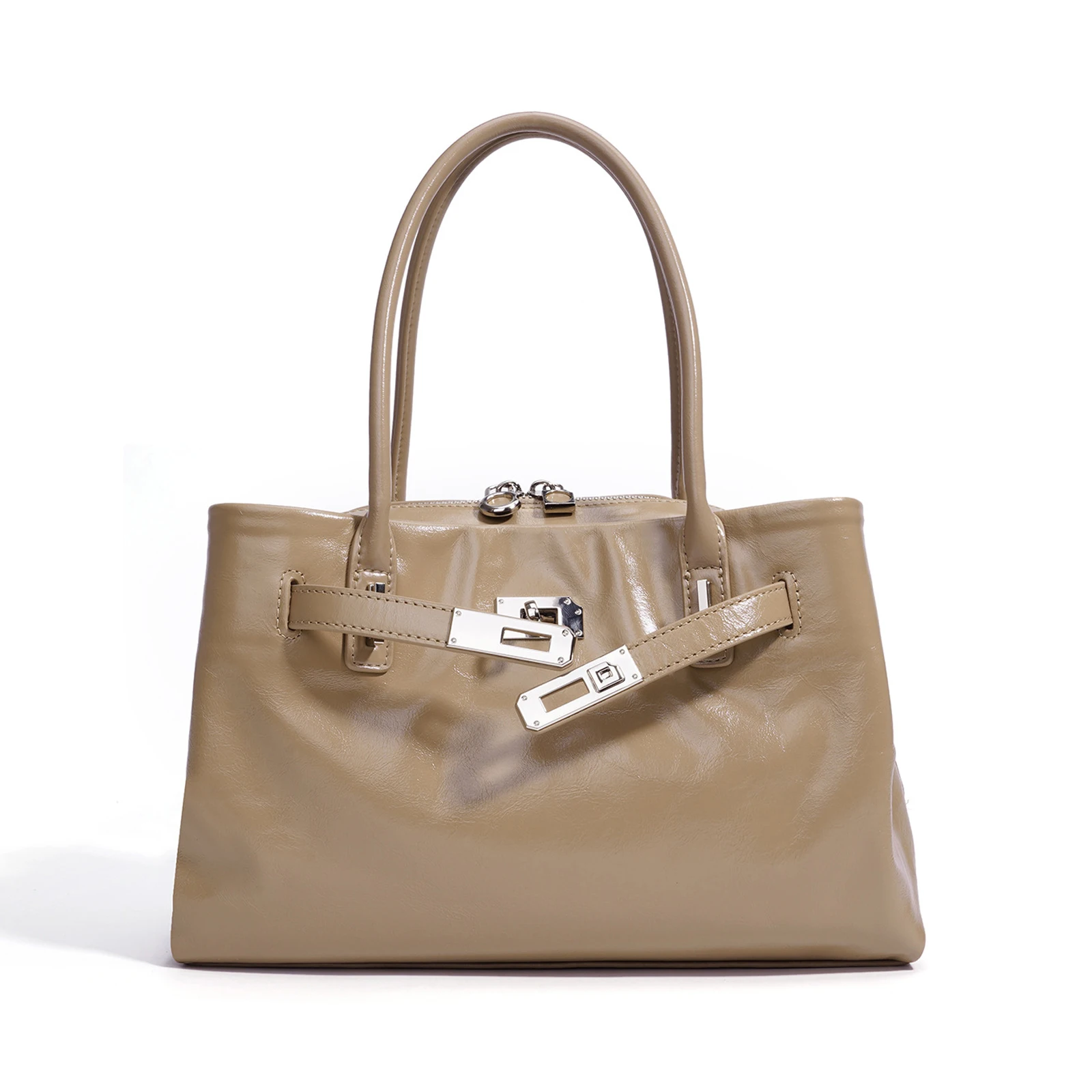 Early Spring Genuine Leather Women Bag Minimalist Unique Design Elegant Versatile Handbag Casual Luxury Crossbody Shoulder Bag