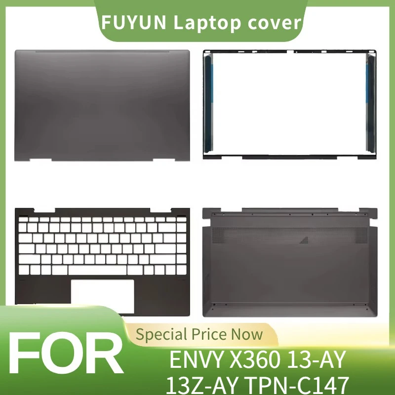 New Cover For HP ENVY X360 13-AY 13Z-AY TPN-C147 LCD Rear Cover/Front Frame/Palm Pad/Bottom Cover/hinges/Top Cover Brown