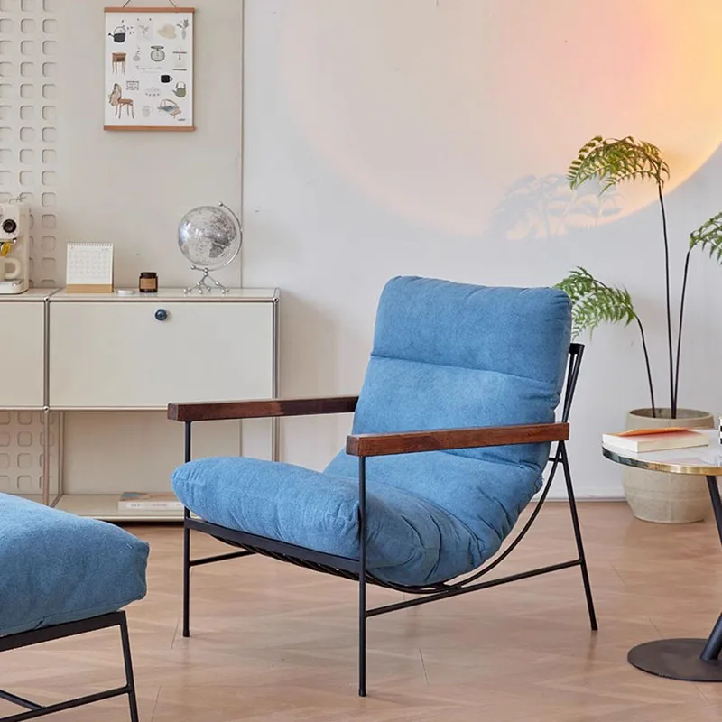 Minimalistyczne białe krzesła do salonu Miękkie wygodne fotele Luksusowe krzesła z połowy wieku Lounge Designer Fauteuil Salon Dekoracje