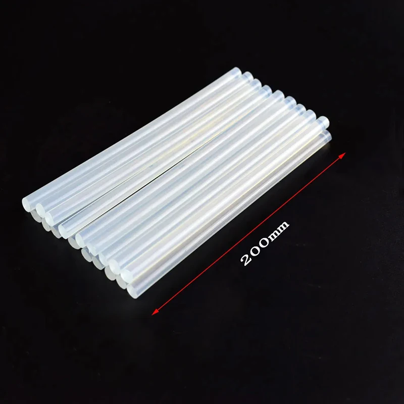 20pcs 7*200mm Hot Melt Glue Sticks for Electric Glue Gun Craft Album Repair Rod Home Tools