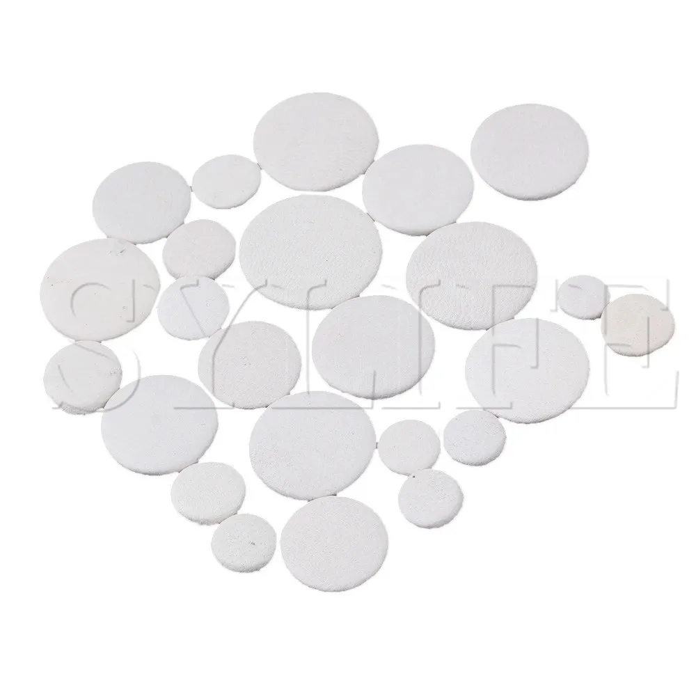 

Набор белых роскошных басовых накладок из белой кожи