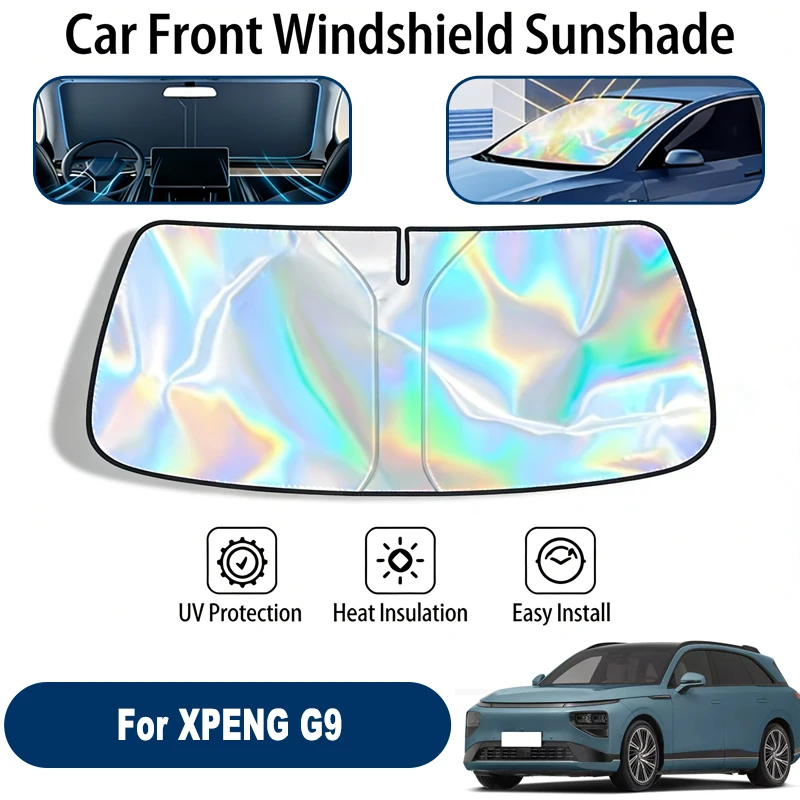 

Солнцезащитный экран для лобового стекла XPENG G9, складной, отражающий УФ-излучение, защитный чехол для переднего окна, аксессуары