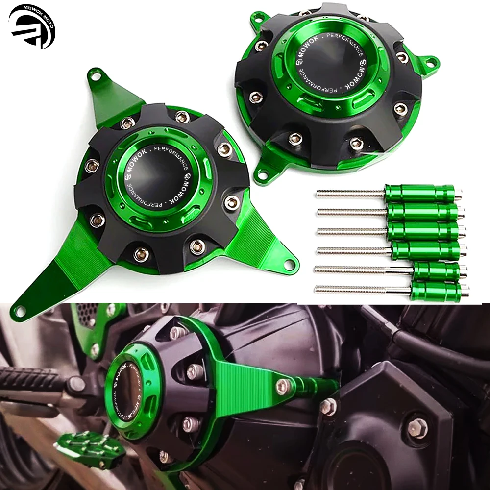 ฝาครอบป้องกันเครื่องยนต์รถมอเตอร์ไซค์สำหรับ Kawasaki Z650 Z900 Z1000 Z 900 1000 Ninja650อุปกรณ์เสริมรถจักรยานยนต์