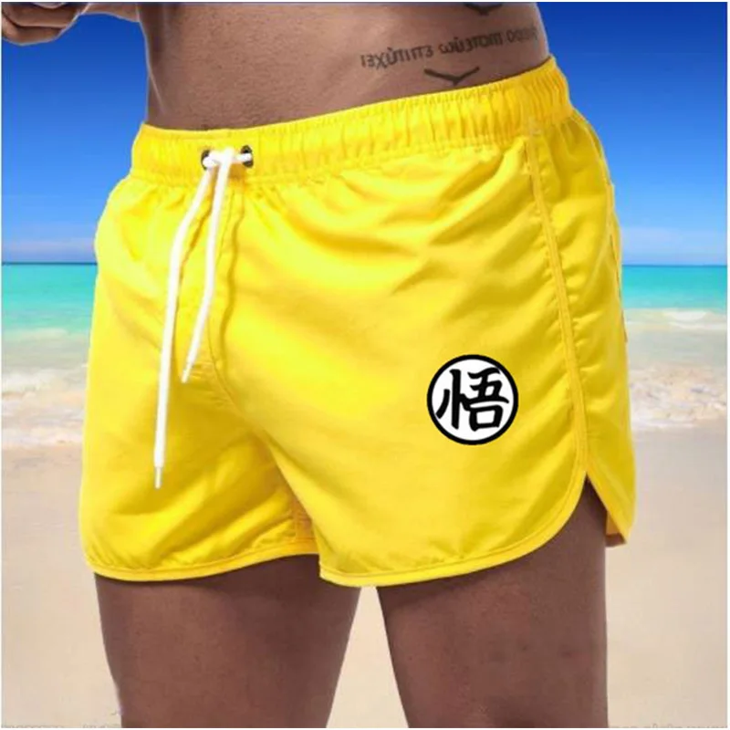 Men's beach pants summer unisex quick drying swimming pants slow running sports casual shorts