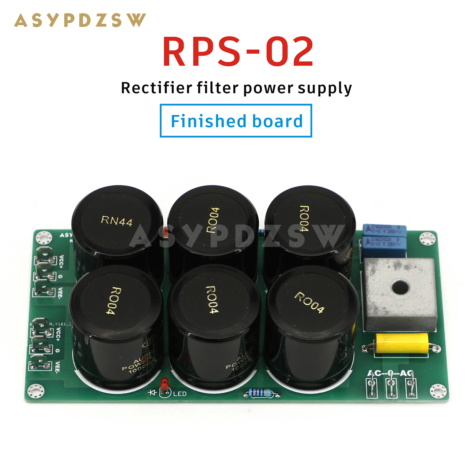

ASYPDZSW RPS-02 выпрямительный фильтр источник питания DIY Kit/готовая плата AC-0-AC to DC +/-напряжение
