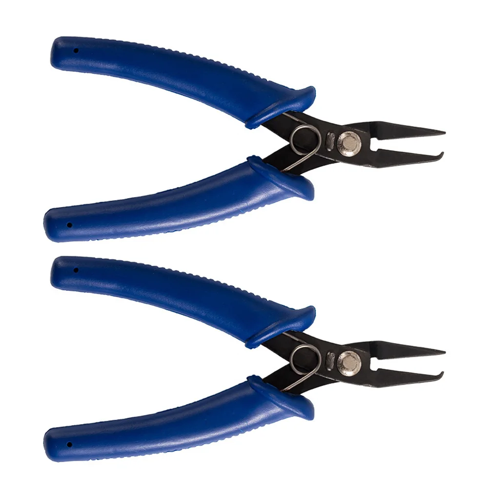 

2pcs Carbon Steel Pliers DIY Craft Tool for Jewelry Making Beading Small Electronics Repair Practical Mini