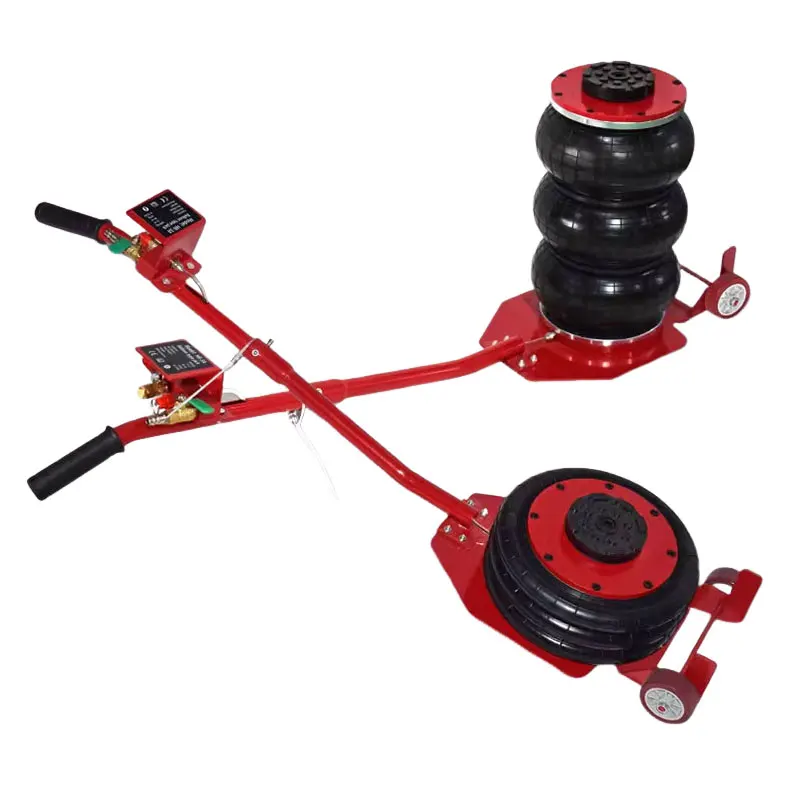 Three-Layer  Car Repair Jack 3 Ton Pneumatic Horizontal Inflatable Car Jacks